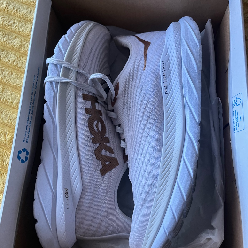Beautiful Hoka White Running Shoes Size 9 Barely Worn. No Low Offers Please.